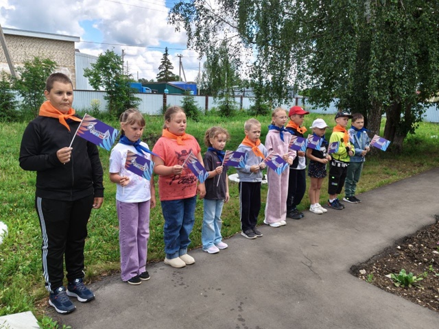 Первый день работы лагеря.
